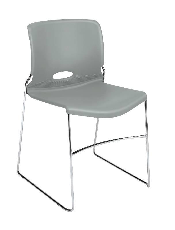 HON Olson High-Density Stacking Chair - Platinum Shell HON4041PT